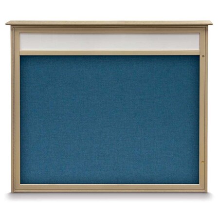 Double Door Enclosed Indoor Letterboard MPN:UV11255-SATIN-BARBLU