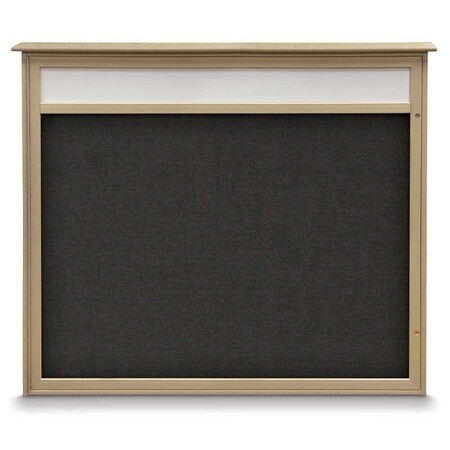 Double Door Enclosed Indoor Letterboard MPN:UV11255-SATIN-BLUE