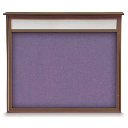Double Door Enclosed Indoor Letterboard MPN:UV11255-SATIN-BURGUN