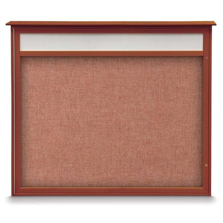 Double Door Enclosed Indoor Letterboard MPN:UV11255-SATIN-GREEN
