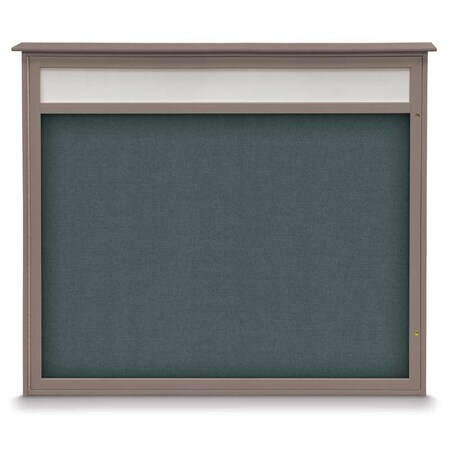 Double Door Enclosed Indoor Letterboard MPN:UV11255-SATIN-WHITE