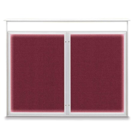 Double Door Enclosed Indoor Letterboard MPN:UV1126-BLACK-BLUE