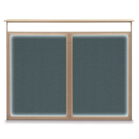 Double Door Enclosed Indoor Letterboard MPN:UV1126-BLACK-BURGUN