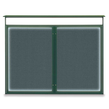 Double Door Enclosed Indoor Letterboard MPN:UV1126-BRONZE-BURGUN