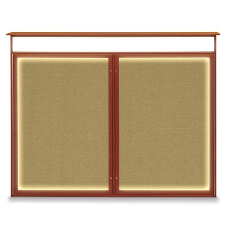 Double Door Enclosed Indoor Letterboard MPN:UV1126-BRONZE-LICORI