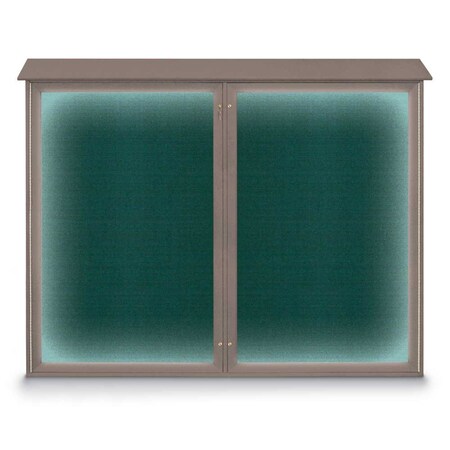 Double Door Enclosed Indoor Letterboard MPN:UV1127-BRONZE-BURGUN