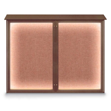 Double Door Enclosed Indoor Letterboard MPN:UV1127-BRONZE-LICORI