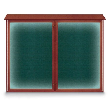 Double Door Enclosed Indoor Letterboard MPN:UV1127-SATIN-BURGUN