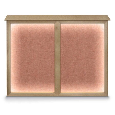 Double Door Enclosed Indoor Letterboard MPN:UV1127-SATIN-LICORI