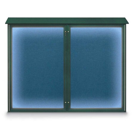 Double Door Enclosed Indoor Letterboard MPN:UV1127-SATIN-WHITE