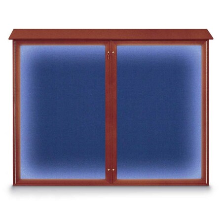 Triple Door Enclosed Indoor Letterboard MPN:UV1128-BLACK-BLACK