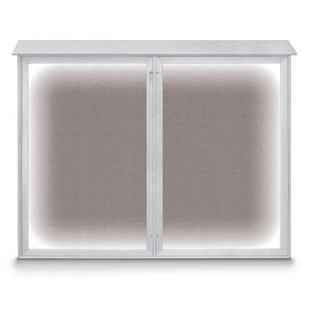 Triple Door Enclosed Indoor Letterboard MPN:UV1128-BLACK-HUNGRN