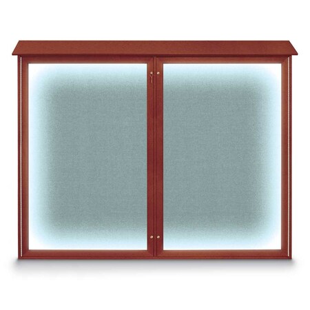 Triple Door Enclosed Indoor Letterboard MPN:UV1128-BLACK-LICORI