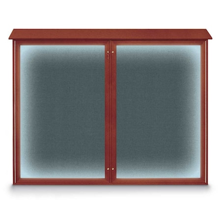 Triple Door Enclosed Indoor Letterboard MPN:UV1128-BRONZE-BURGUN