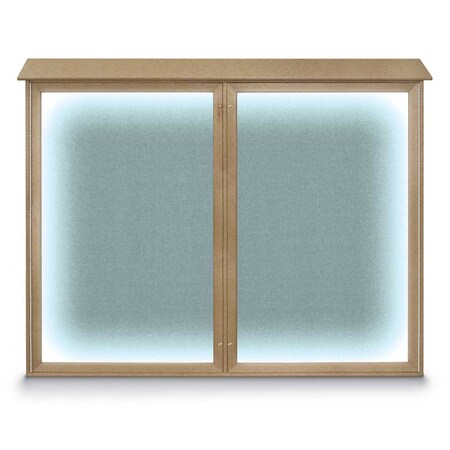 Triple Door Enclosed Indoor Letterboard MPN:UV1128-BRONZE-LICORI