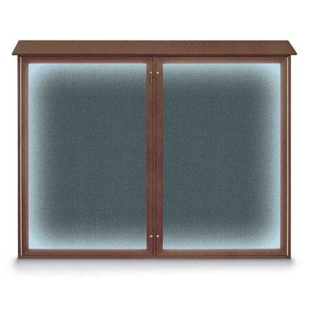 Triple Door Enclosed Indoor Letterboard MPN:UV1128-SATIN-BURGUN