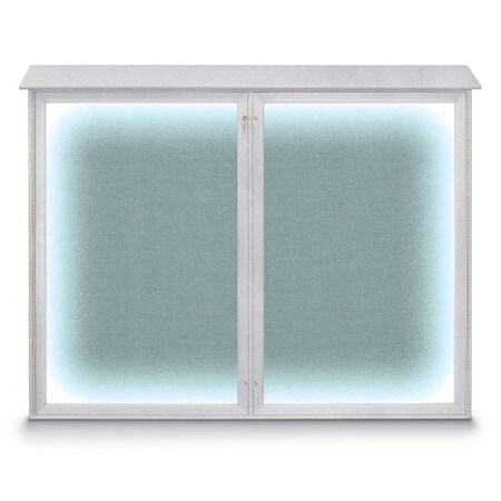 Triple Door Enclosed Indoor Letterboard MPN:UV1128-SATIN-LICORI