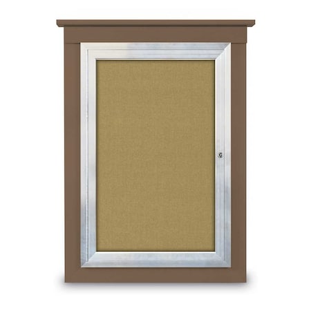 Single Door Enclosed Cathedral Letterboa MPN:UV1299CD-BLACK-GREEN