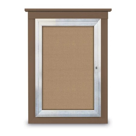 Single Door Enclosed Cathedral Letterboa MPN:UV1299CD-BRONZE-BLACK