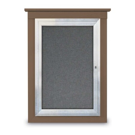Single Door Enclosed Cathedral Letterboa MPN:UV1299CD-BRONZE-BLUE