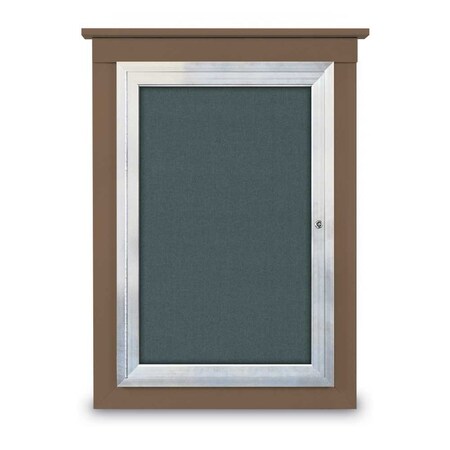Single Door Enclosed Cathedral Letterboa MPN:UV1299CD-BRONZE-BURGUN