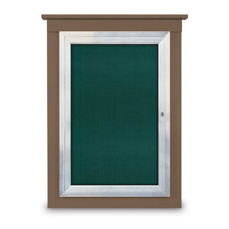Single Door Enclosed Cathedral Letterboa MPN:UV1299CD-SATIN-BLACK