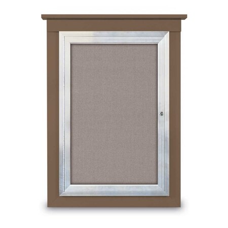 Single Door Enclosed Cathedral Letterboa, UV1299CD-SATIN-BLUE MPN:UV1299CD-SATIN-BLUE