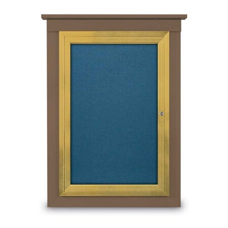 Single Door Enclosed Cathedral Letterboa MPN:UV1300CD-BLACK-BLACK