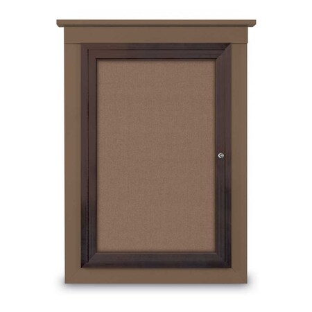 Single Door Enclosed Cathedral Letterboa MPN:UV1300CD-BLACK-GREY