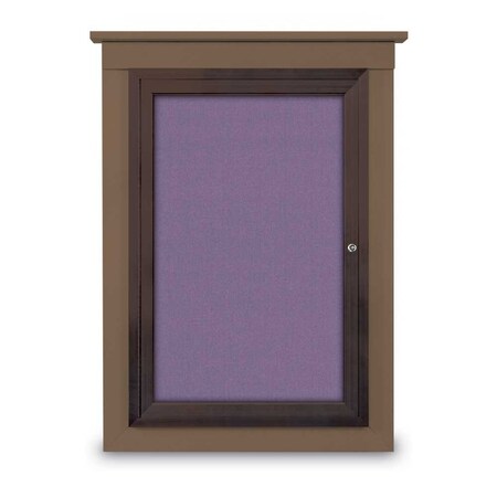 Single Door Enclosed Cathedral Letterboa MPN:UV1300CD-BRONZE-BURGUN
