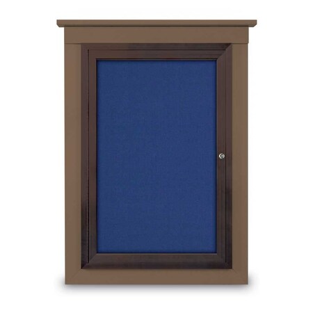 Single Door Enclosed Cathedral Letterboa MPN:UV1300CD-BRONZE-GREEN