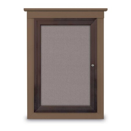 Single Door Enclosed Cathedral Letterboa, UV1300CD-SATIN-GREY MPN:UV1300CD-SATIN-GREY