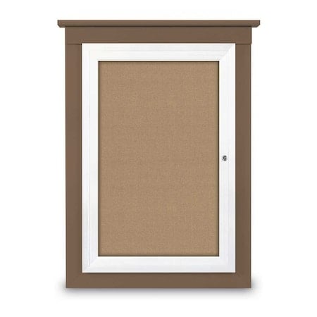 Single Door Enclosed Cathedral Letterboa MPN:UV1301CD-BLACK-BLACK