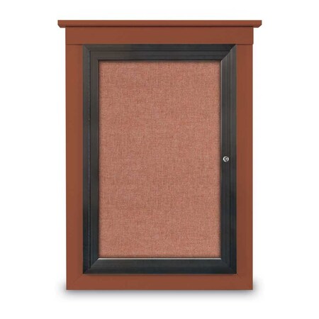 Single Door Enclosed Cathedral Letterboa MPN:UV1301CD-BLACK-GREY
