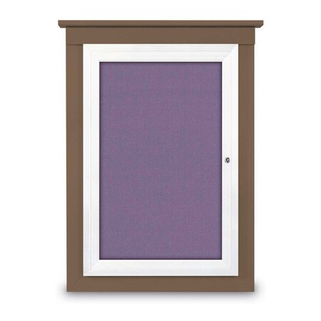 Single Door Enclosed Cathedral Letterboa MPN:UV1301CD-SATIN-BLACK