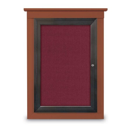 Single Door Enclosed Cathedral Letterboa MPN:UV1302CD-BLACK-BLACK
