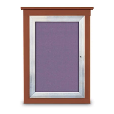 Single Door Enclosed Cathedral Letterboa, UV1302CD-BLACK-BURGUN MPN:UV1302CD-BLACK-BURGUN