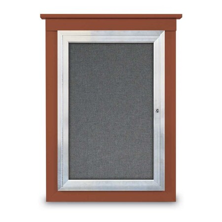Single Door Enclosed Cathedral Letterboa, UV1302CD-BRONZE-BURGUN MPN:UV1302CD-BRONZE-BURGUN