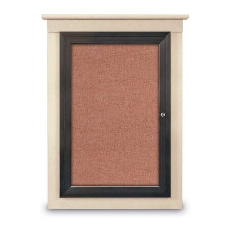 Single Door Enclosed Letterboard, 60