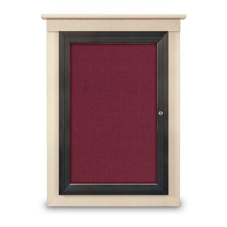 Single Door Enclosed Letterboard, 60