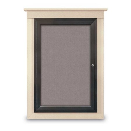 Single Door Enclosed Letterboard, 60