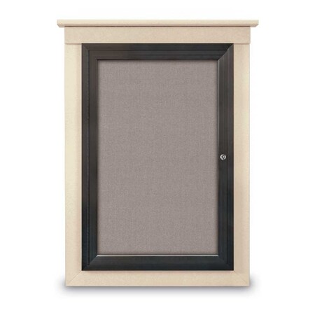 Single Door Enclosed Letterboard, 60