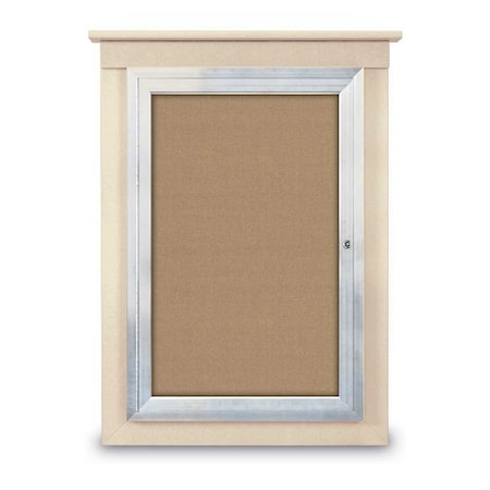 Single Door Enclosed Letterboard, 60