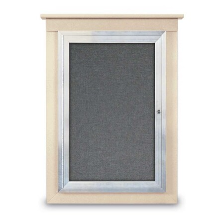 Single Door Enclosed Letterboard, 60