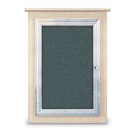 Single Door Enclosed Letterboard, 60