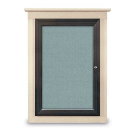 Single Door Enclosed Letterboard, 60