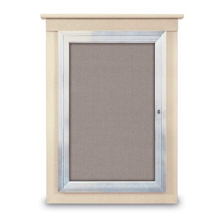 Single Door Enclosed Letterboard, 60