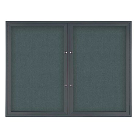 Double Door Radius Plus Corkboard, 42