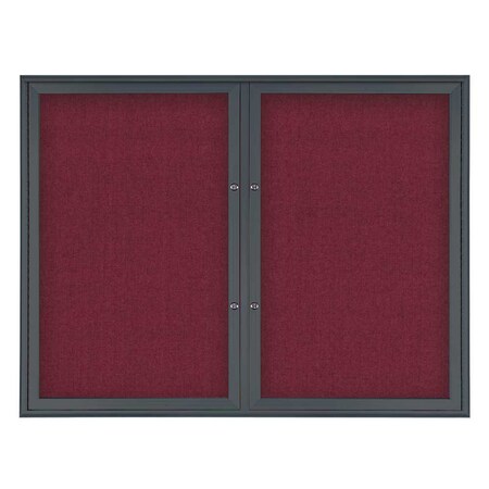 Double Door Radius Plus Corkboard, 42