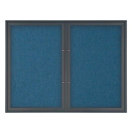 Double Door Radius Plus Corkboard, 42
